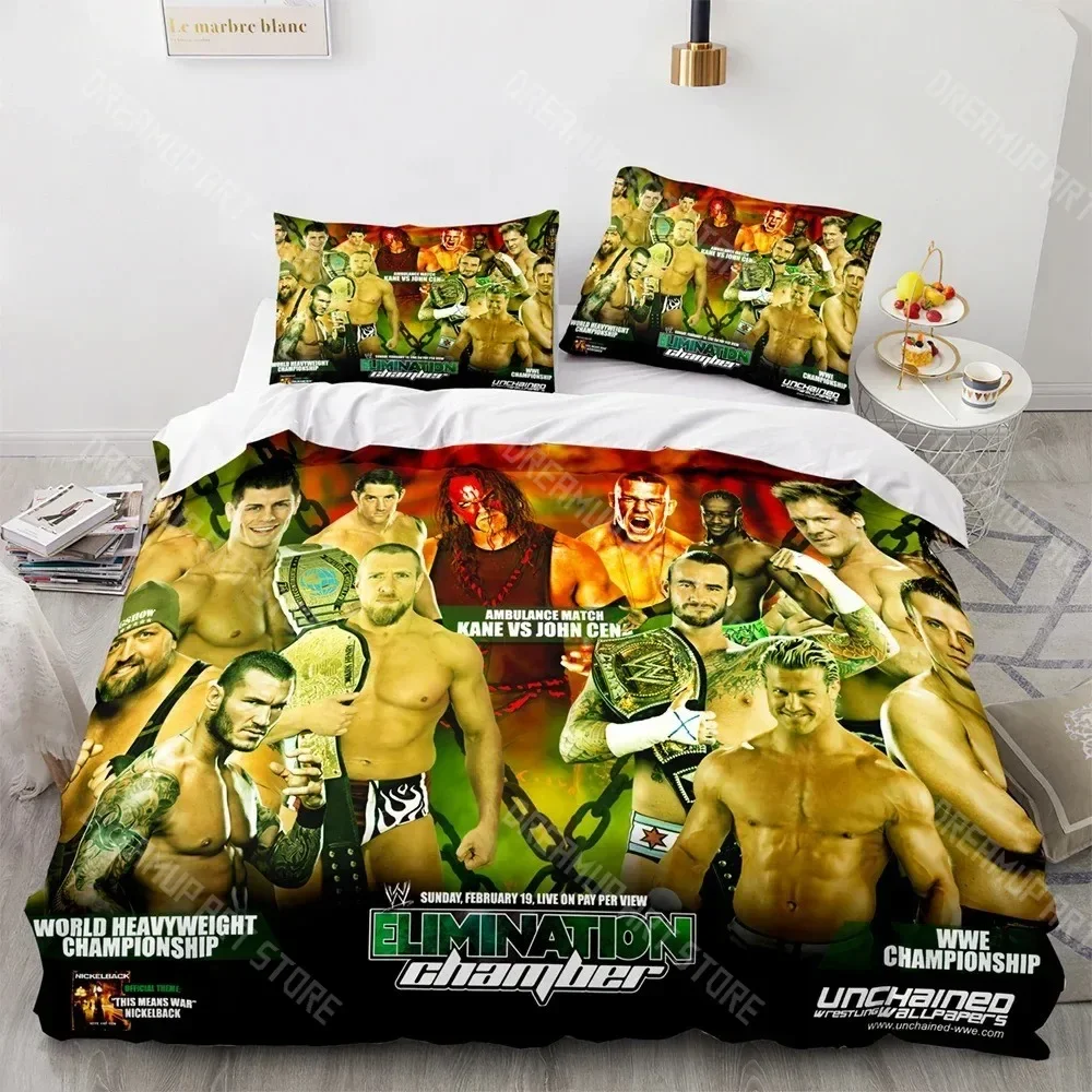 3D Print Wrestling Game WWE EAW Bedding Set Duvet Cover Bedroom Comforter Covers Single Twin King Size Quilt Cover Home Textile
3D Print Wrestling Game WWE EAW Bedding Set Duvet Cover Bedroom Comforter Covers Single Twin King Size Quilt Cover Home Textile