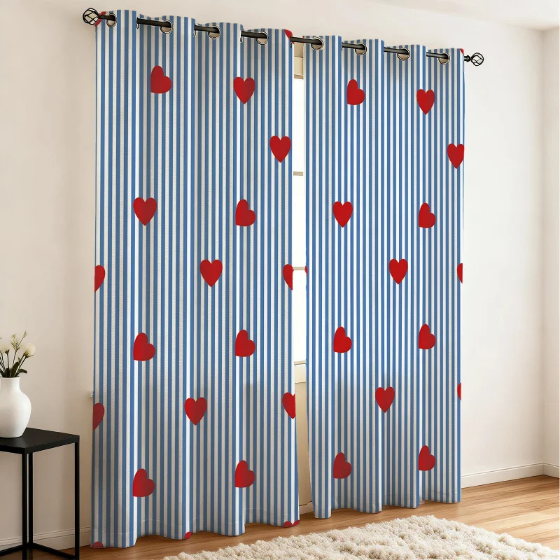Love Heart Style Window Curtains 2 Panels, All-match Home Decor Drapes, Washable Fabric, Ideal Gift for Couple's Apartment
Love Heart Style Window Curtains 2 Panels, All-match Home Decor Drapes, Washable Fabric, Ideal Gift for Couple's Apartment