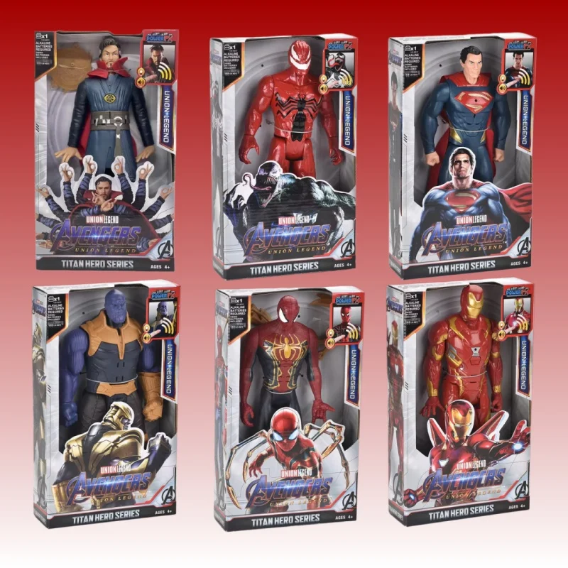 30cm Marvel Avengers Action Figure With Sound And Light Hulk Captain America Spiderman Iron Man Thanos Collectible Toy Gifts
30cm Marvel Avengers Action Figure With Sound And Light Hulk Captain America Spiderman Iron Man Thanos Collectible Toy Gifts