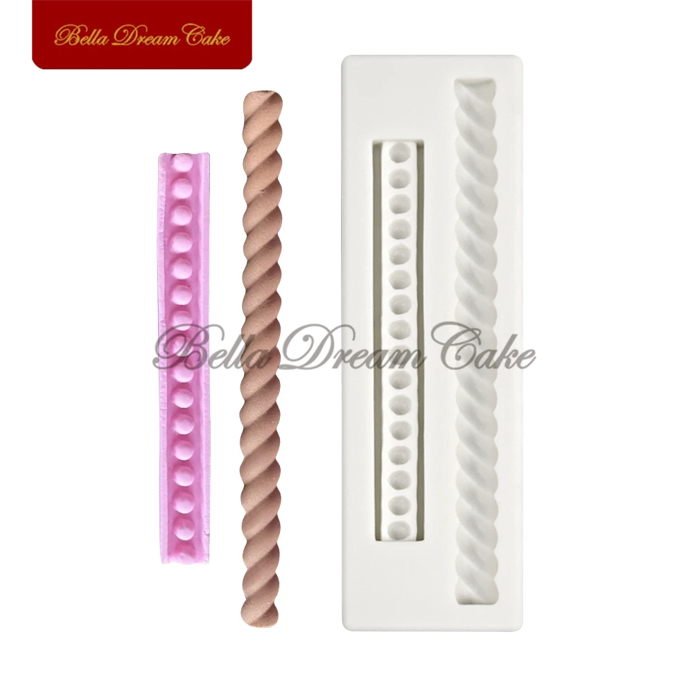 3D Mini Rope Design Silicone Mold Fondant Chocolate Mould Cake Decorating Tool DIY Clay Plaster Model Kitchen Baking Accessories
3D Mini Rope Design Silicone Mold Fondant Chocolate Mould Cake Decorating Tool DIY Clay Plaster Model Kitchen Baking Accessories