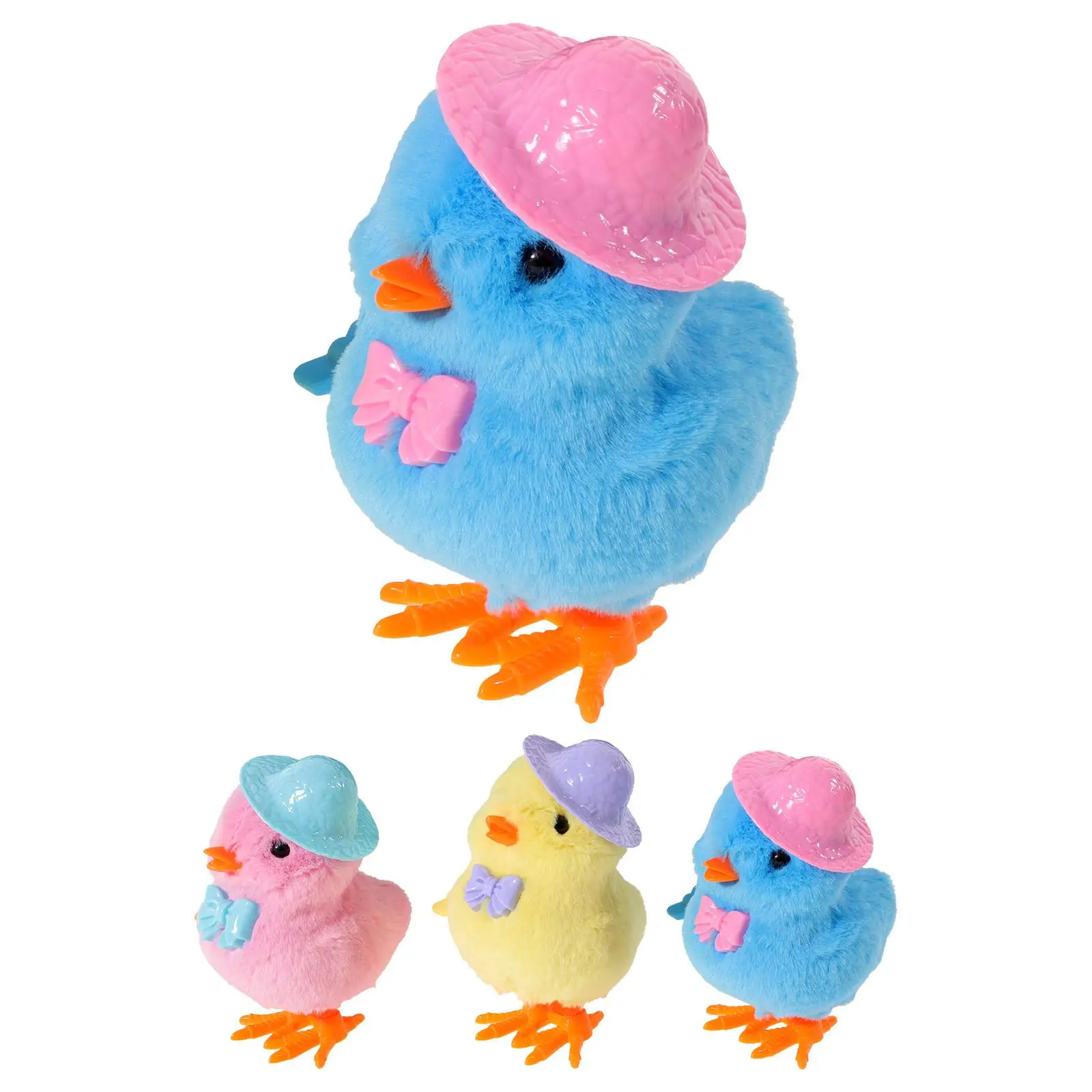 4 Pcs Clockwork Plush Chick Toys Animal Wind up Easter Funny Plaything Kids Educational Spring Toys Retro Cartoon
4 Pcs Clockwork Plush Chick Toys Animal Wind up Easter Funny Plaything Kids Educational Spring Toys Retro Cartoon