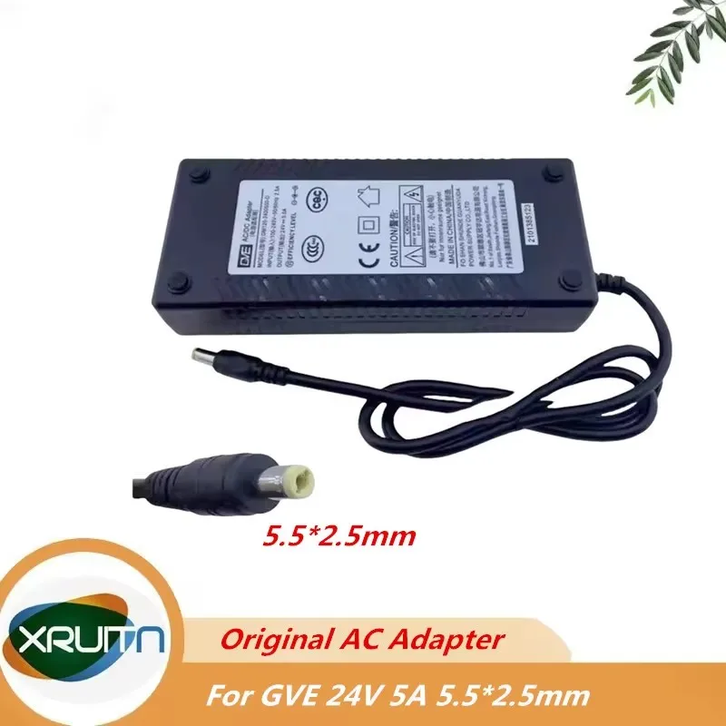Genuine GVE GM152-2400600 AC/DC Adapter Charger 24V 5A 5.5*2.5mm 120W Power Supply GM152-2400600-F
Genuine GVE GM152-2400600 AC/DC Adapter Charger 24V 5A 5.5*2.5mm 120W Power Supply GM152-2400600-F