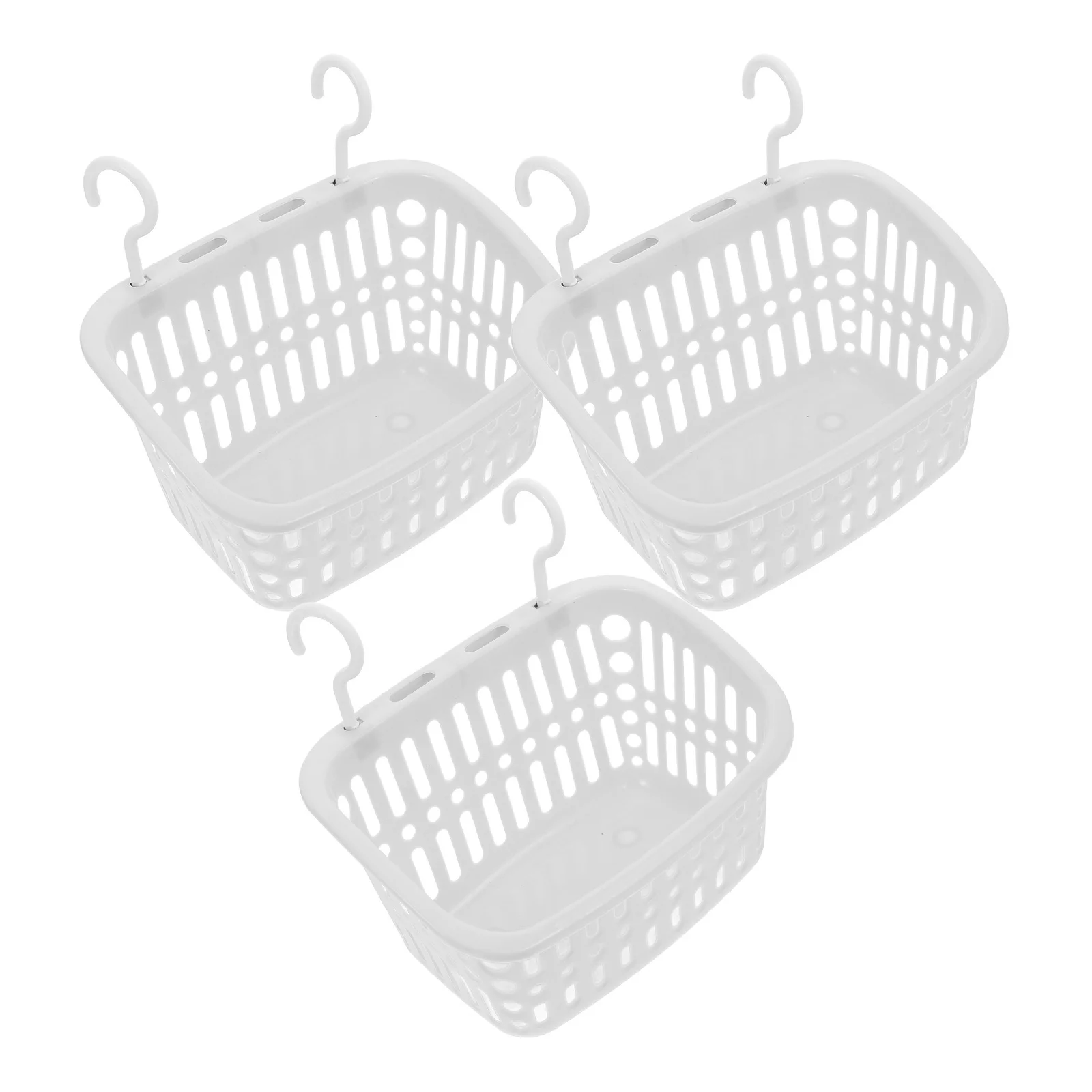 3pcs Hanging Baskets For Kitchen Bathroom Wall Storage Organizer Vegetable Sundries Holder Plastic Wall Hanging Basket Over Door
3pcs Hanging Baskets For Kitchen Bathroom Wall Storage Organizer Vegetable Sundries Holder Plastic Wall Hanging Basket Over Door