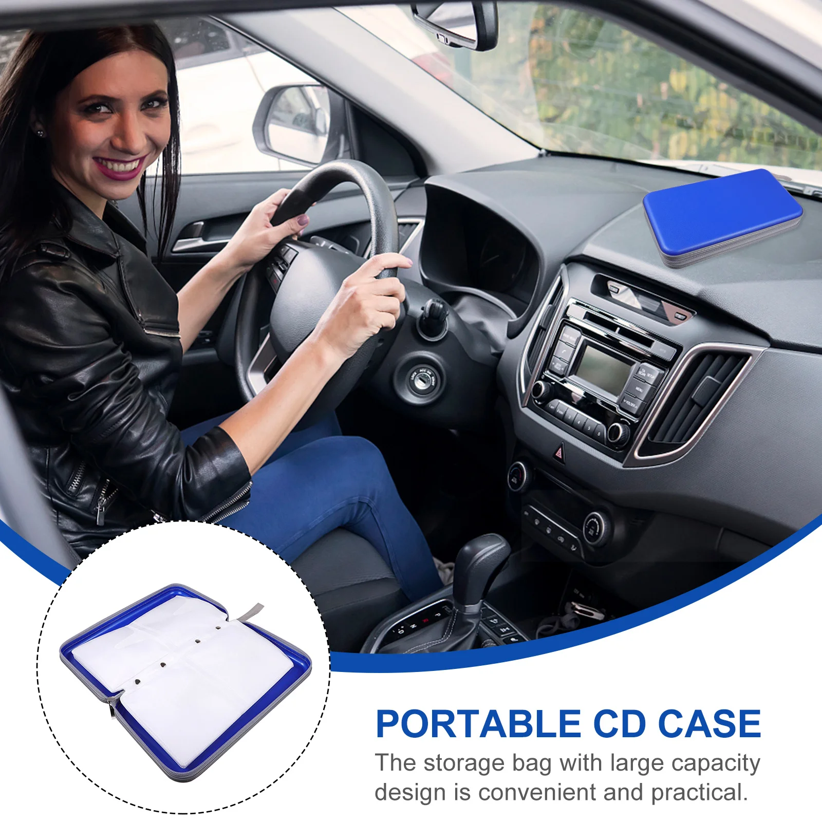 Cd Large Capacity Cd Holder Case Dvd Storage Pouch Disc Organizer Portable Shockproof Protection For Movie Music
Cd Large Capacity Cd Holder Case Dvd Storage Pouch Disc Organizer Portable Shockproof Protection For Movie Music