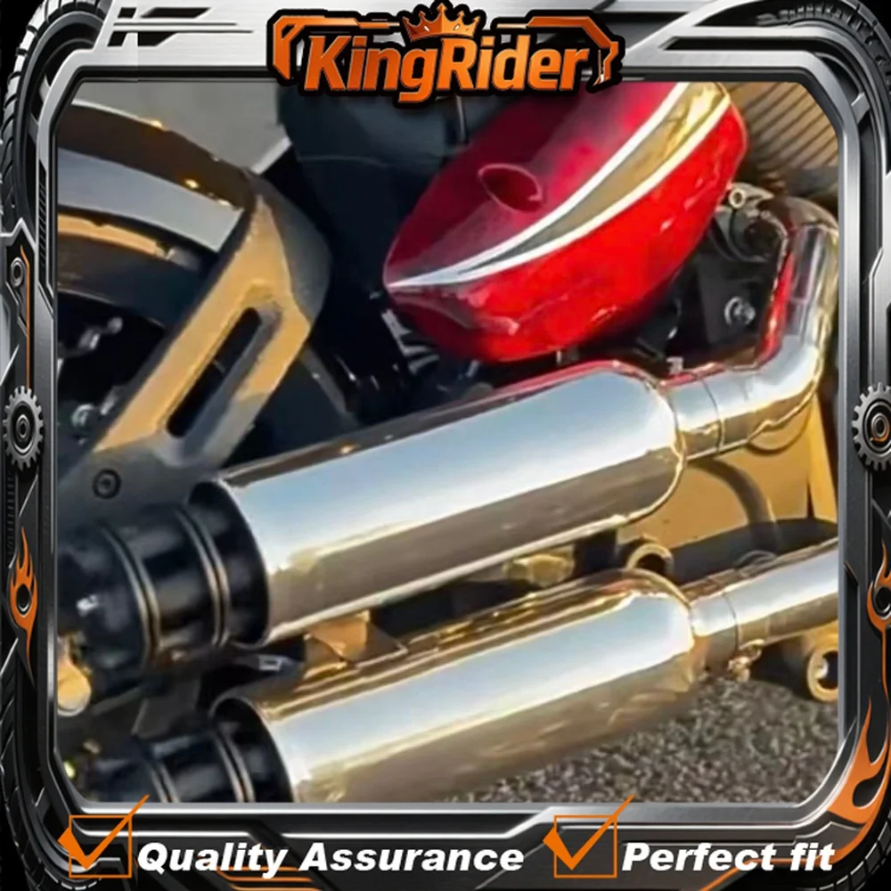 For BENDA original NAPOLEON BOB/Chinchilla 450/500 modification, right-side dual Gatling exhaust pipe full direct mount parts
For BENDA original NAPOLEON BOB/Chinchilla 450/500 modification, right-side dual Gatling exhaust pipe full direct mount parts