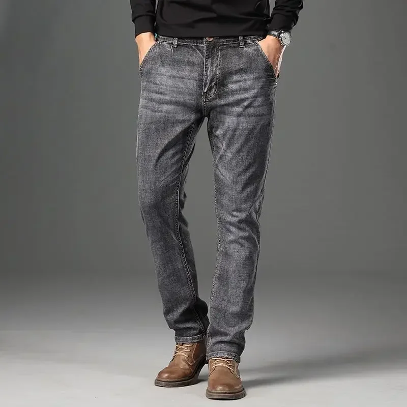 Man Cowboy Pants Oversize Elastic Men's Jeans Stretch Winter Trousers Straight with Pockets Work Wear Plus Size Korean Fashion
Man Cowboy Pants Oversize Elastic Men's Jeans Stretch Winter Trousers Straight with Pockets Work Wear Plus Size Korean Fashion