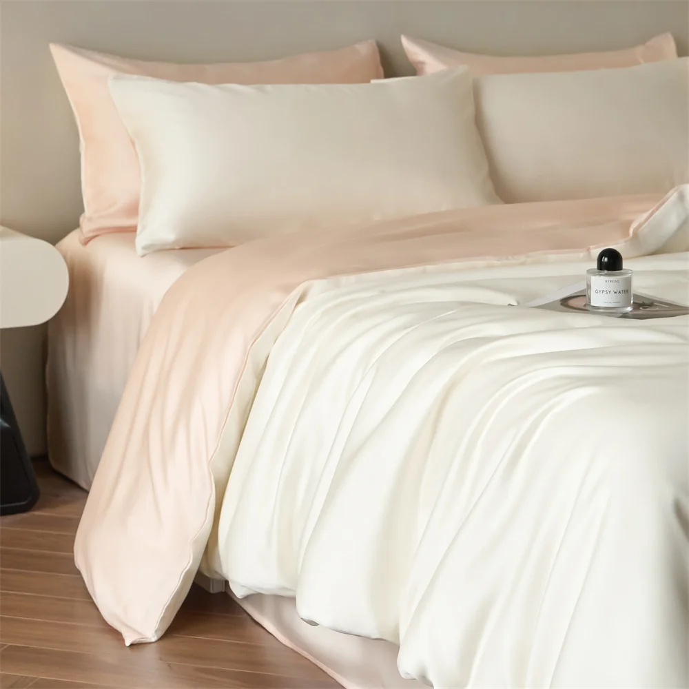 100% Silk Bedding Set Luxurious High Quality Natural Silk Duvet Cover Bed Sheet Pillowcase Single Doube Queen Size Bed Sheet Set
100% Silk Bedding Set Luxurious High Quality Natural Silk Duvet Cover Bed Sheet Pillowcase Single Doube Queen Size Bed Sheet Set