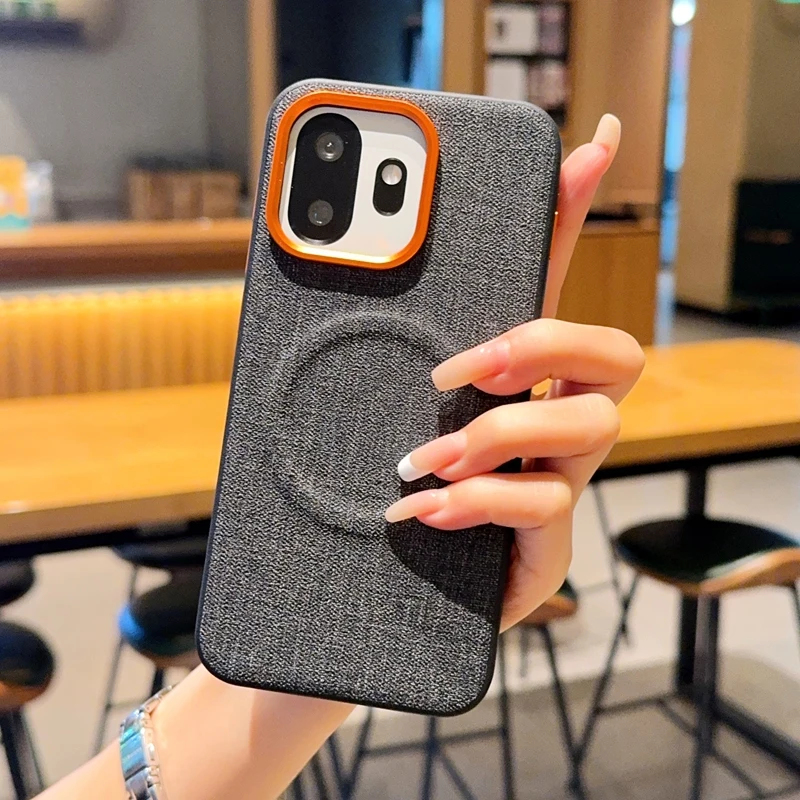 Texture Fabric Nylon Face Phone Case For OnePlus 15 1+15R 13 Turbo 6 ACE5 Pro For Magsafe Protective Hand Feel Mobile Back Cover
Texture Fabric Nylon Face Phone Case For OnePlus 15 1+15R 13 Turbo 6 ACE5 Pro For Magsafe Protective Hand Feel Mobile Back Cover
