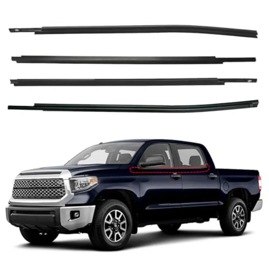 Window Molding Trim Seal for Toyota max 4 Full-Size Doors,Black Door Window WeatherStrip Seal Belt, Replace#68160-0C020 68210-0
Window Molding Trim Seal for Toyota max 4 Full-Size Doors,Black Door Window WeatherStrip Seal Belt, Replace#68160-0C020 68210-0
