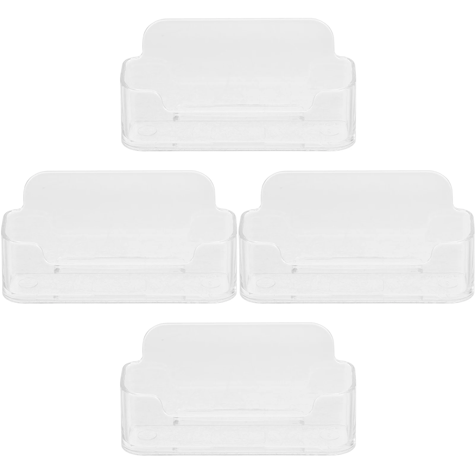 4pcs Business Card Holder Transparent Desk Organizer PC Material Photocard Stand Display Container Storage
4pcs Business Card Holder Transparent Desk Organizer PC Material Photocard Stand Display Container Storage