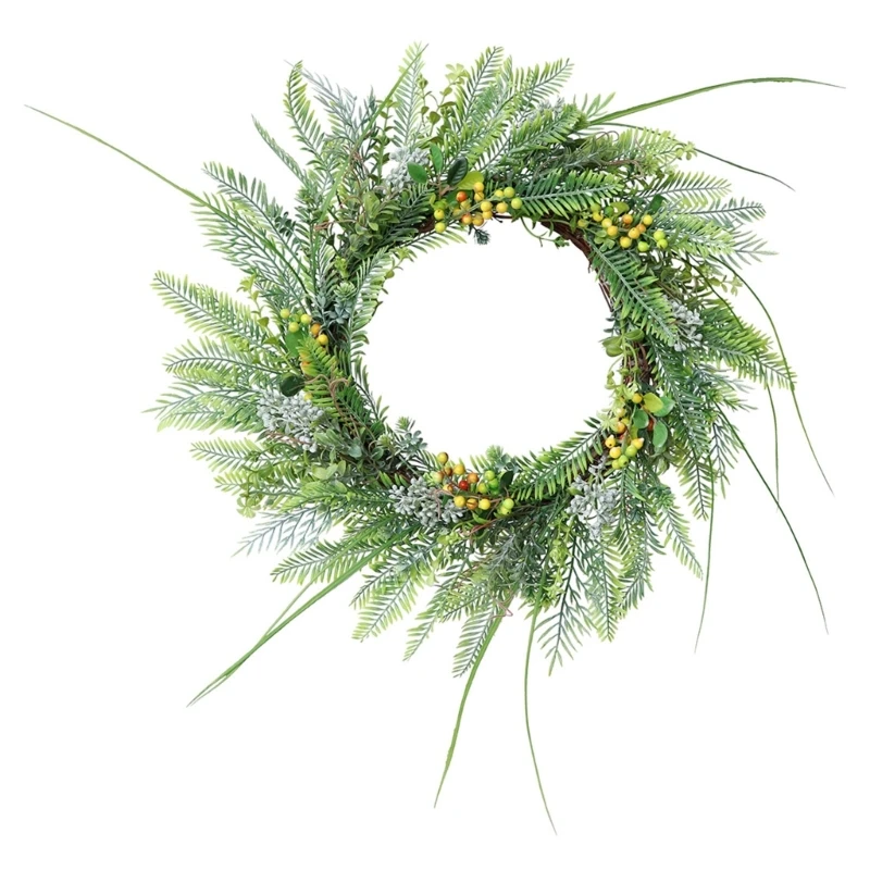 Functional Faux Berries and Leaf Wreath Decorative Berries And Leaf Wreath Hanging Charm Enhances Home Ambiances G5AB
Functional Faux Berries and Leaf Wreath Decorative Berries And Leaf Wreath Hanging Charm Enhances Home Ambiances G5AB