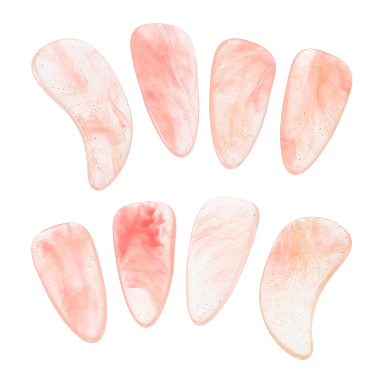 1 set 1 Set Children'S Guzheng Nails Double Arc Small Size For Kids Durable Finger Picks Beginner To Advanced Learning Practice