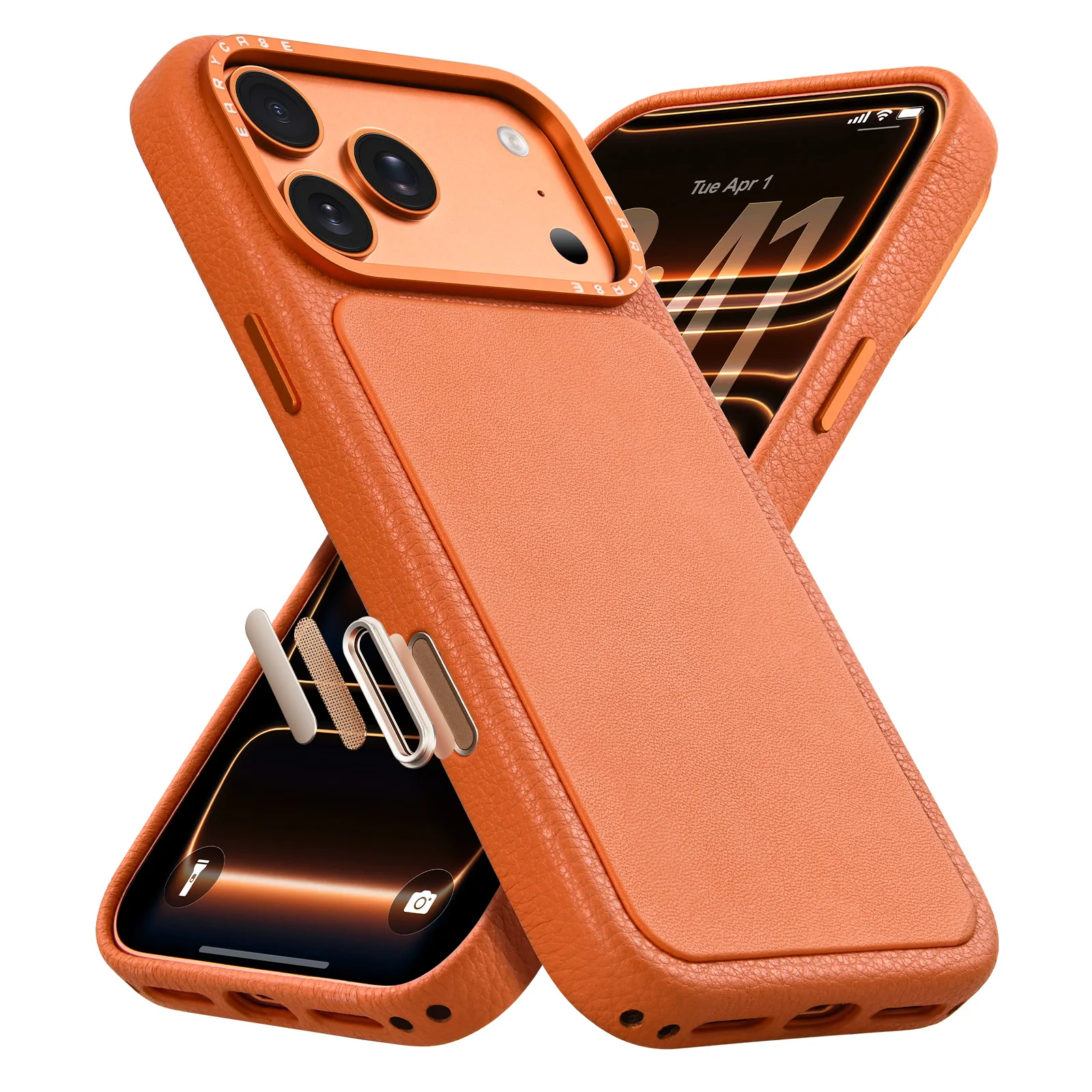 Oatsbasf Leather Phone Case for iPhone 17 Pro Max / 17 Pro Magnetic Phone Cover Shockproof Bare Phone Look with Camera Control
Oatsbasf Leather Phone Case for iPhone 17 Pro Max / 17 Pro Magnetic Phone Cover Shockproof Bare Phone Look with Camera Control