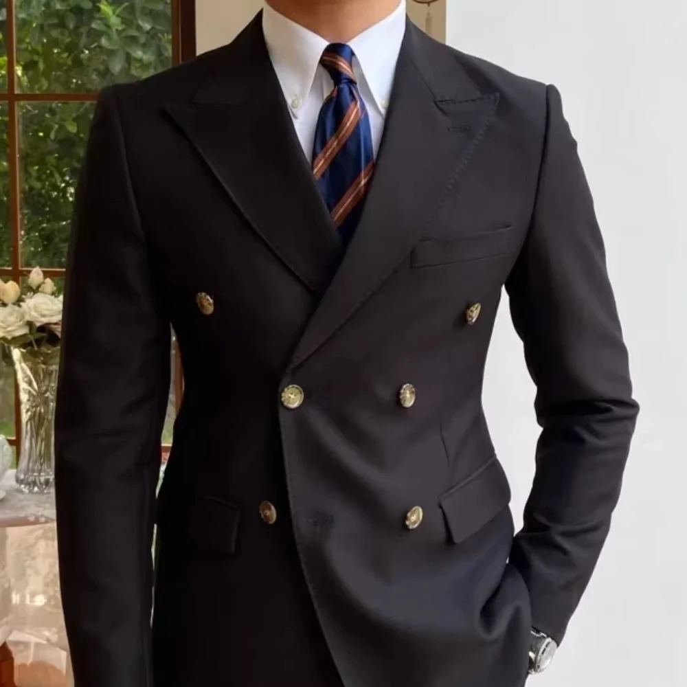 Suit For Mens Groom's Wedding 1 Pieces Slim Fit Blazer Luxury Men Suit Custom Made Tuxedo Gold Button
Suit For Mens Groom's Wedding 1 Pieces Slim Fit Blazer Luxury Men Suit Custom Made Tuxedo Gold Button