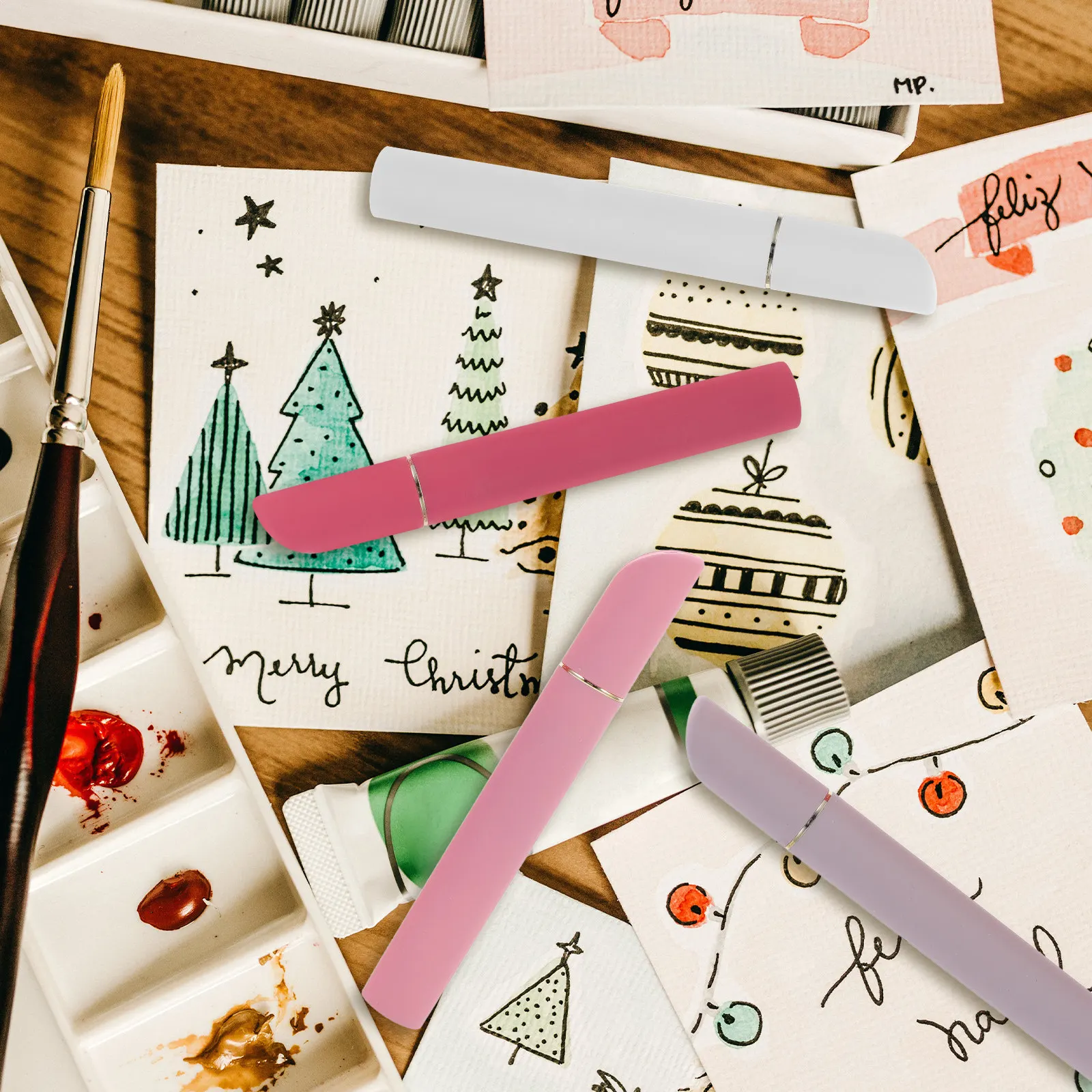 4Pcs Highlighter Pens Plastic Water-Based Pigment Markers for Study Office Home Use Aesthetic Colorful Note Marking Pens
4Pcs Highlighter Pens Plastic Water-Based Pigment Markers for Study Office Home Use Aesthetic Colorful Note Marking Pens