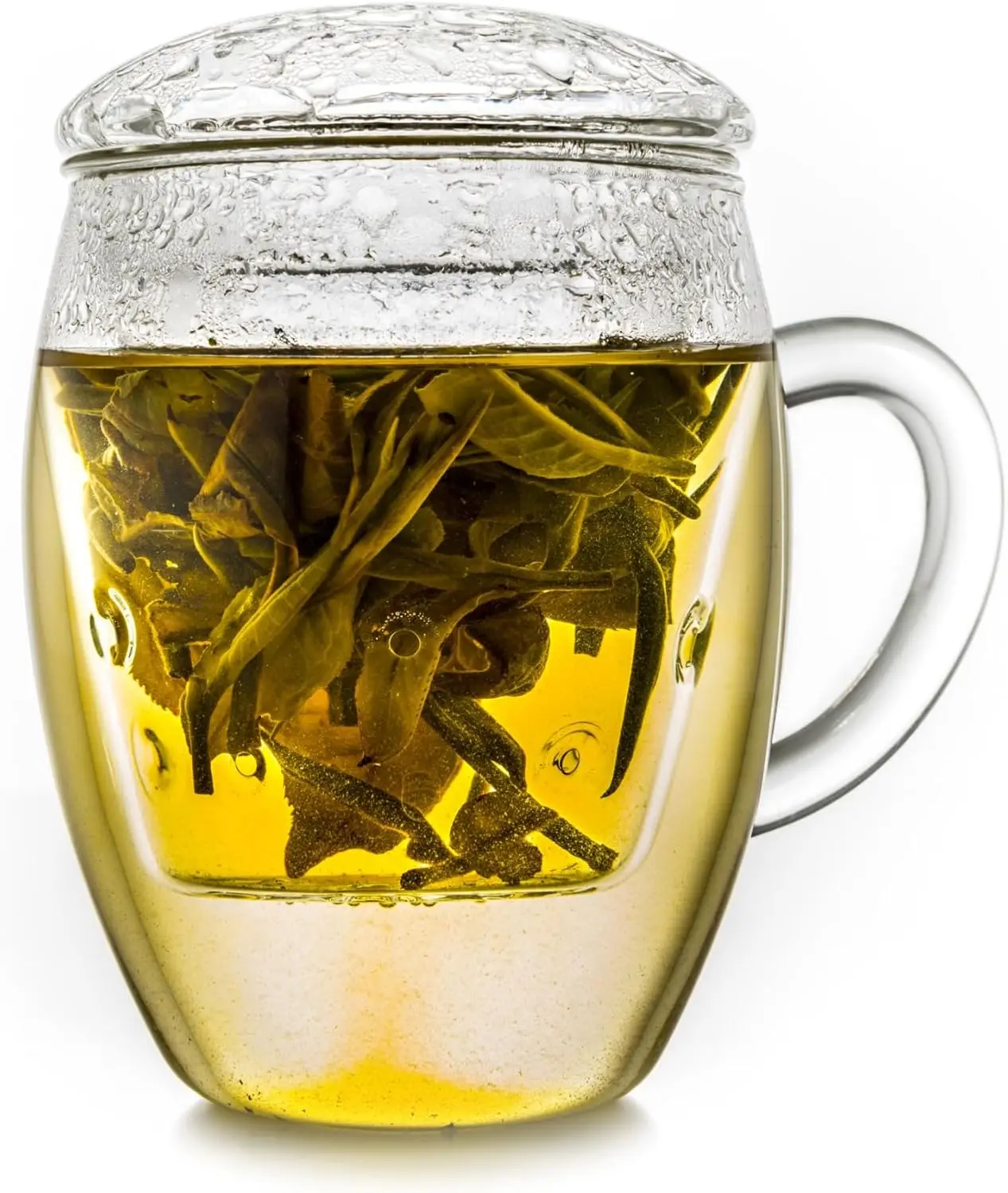 400ml Glass Tea Cup with Infuser & Lid - Microwave & Dishwasher Safe Loose Leaf Tea Maker Gift Set
400ml Glass Tea Cup with Infuser & Lid - Microwave & Dishwasher Safe Loose Leaf Tea Maker Gift Set