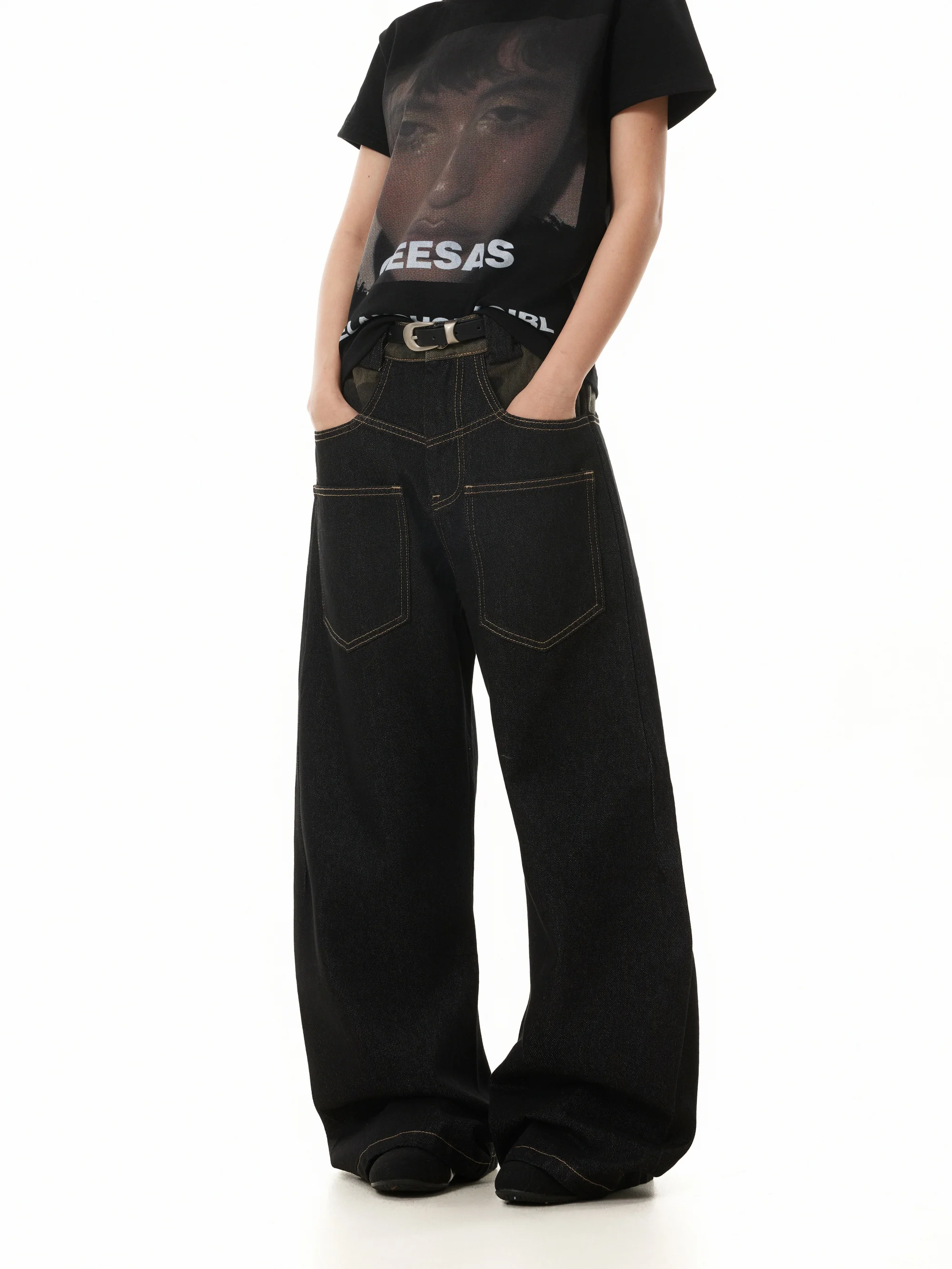 Niche Design inside-out Wear Pocket Stitched Camouflage Jeans American Retro Loose-Fitting Wide-Leg Trousers Men
Niche Design inside-out Wear Pocket Stitched Camouflage Jeans American Retro Loose-Fitting Wide-Leg Trousers Men