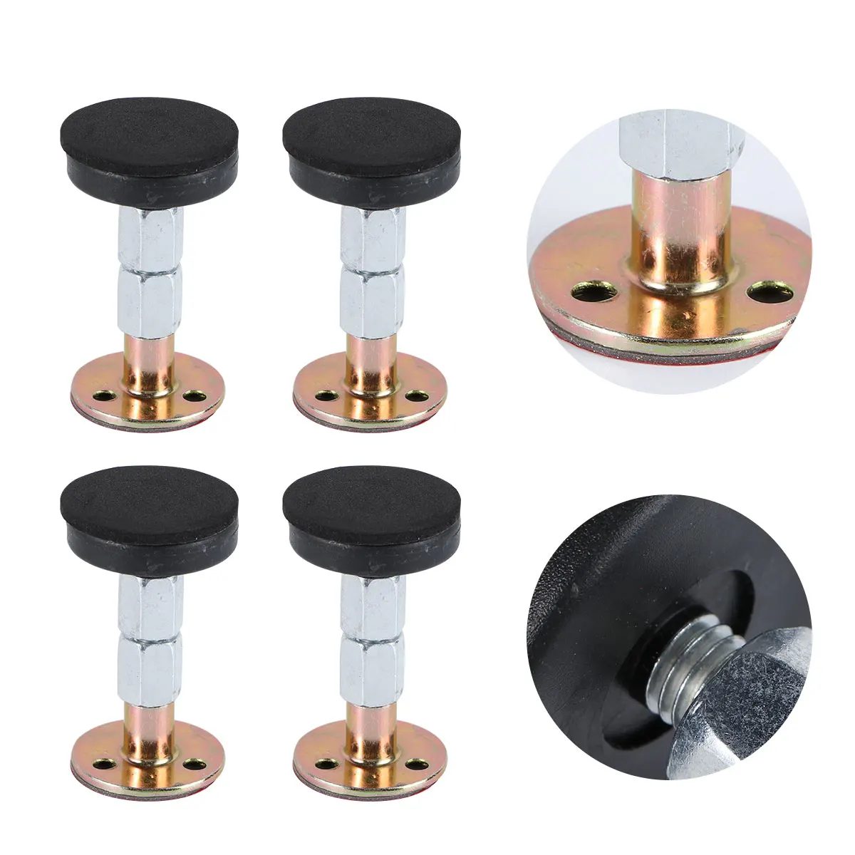4pcs Metal Anti-collision Fixer Adjustable Wall Stabilizer Anti-sloshing Actuator for Home Furniture Legs Sturdy for Chairs
4pcs Metal Anti-collision Fixer Adjustable Wall Stabilizer Anti-sloshing Actuator for Home Furniture Legs Sturdy for Chairs