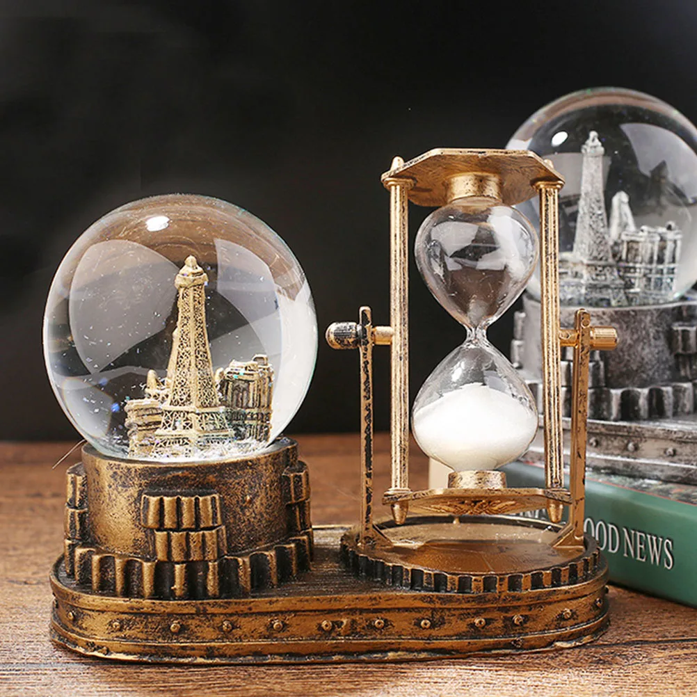 Crystal Statue Home Office Decor Desktop Crystal Ball 3D Snow Globe Vintage S Clock Timer Elegant Sphere
Crystal Statue Home Office Decor Desktop Crystal Ball 3D Snow Globe Vintage S Clock Timer Elegant Sphere