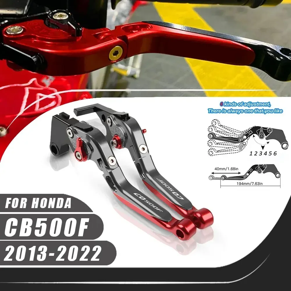 For Honda CB500F 2013-2022 CB 500F CNC Clutch Lever Brake Lever Set Adjustable Folding Handle Levers Motorcycle Parts
For Honda CB500F 2013-2022 CB 500F CNC Clutch Lever Brake Lever Set Adjustable Folding Handle Levers Motorcycle Parts