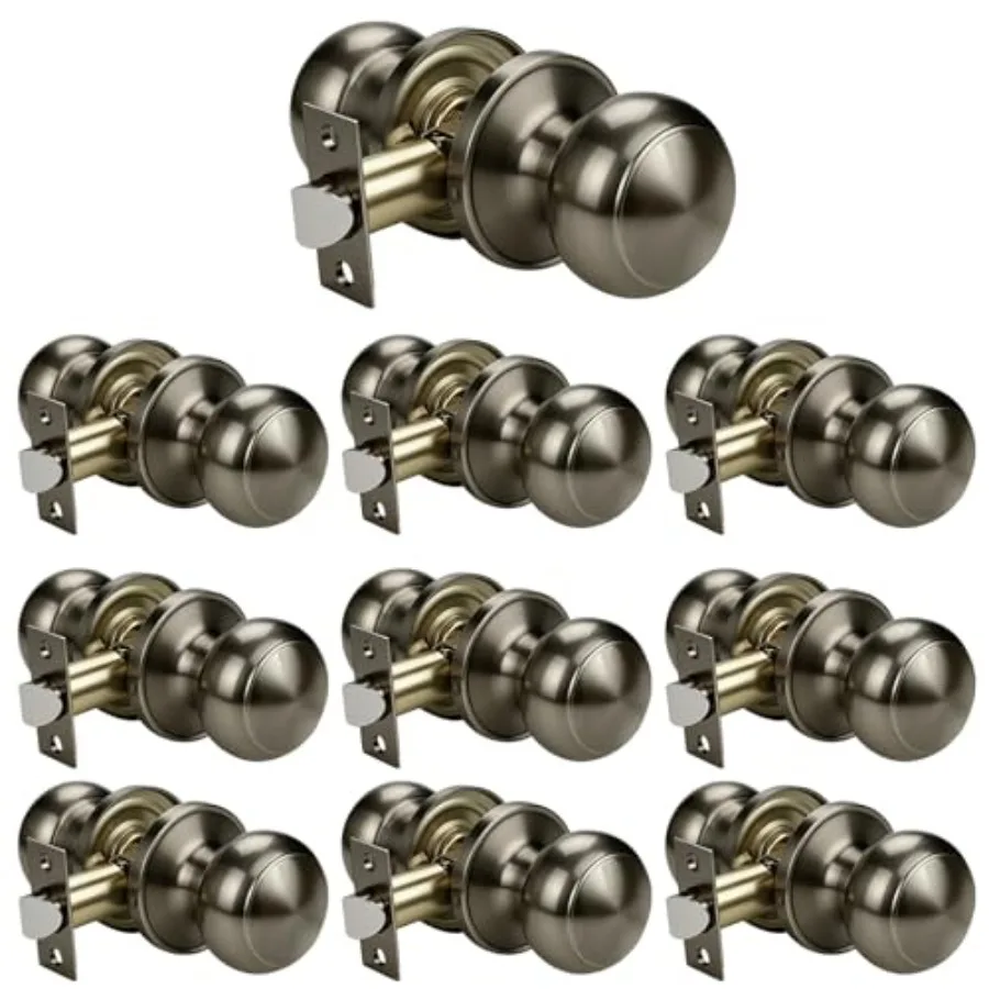 0 Passage Door Knob for Hallway or Closet, Round Interior Door Knobs, Indoor Door Knob, Keyless Door Handle Lock
0 Passage Door Knob for Hallway or Closet, Round Interior Door Knobs, Indoor Door Knob, Keyless Door Handle Lock