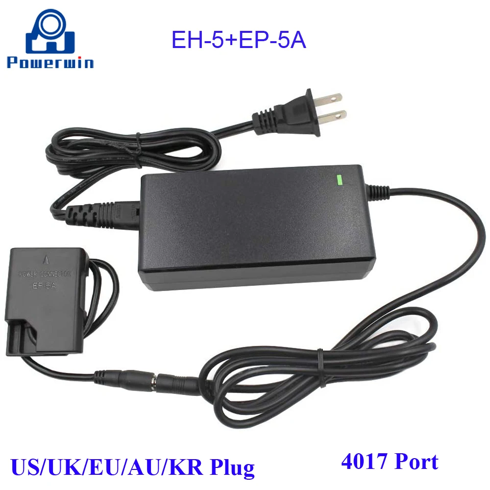 Powerwin EH-5+EP-5A EN-EL14 Camera Adapter EH5 EP5A Dummy Battery For Nikon P7800 P7700 D3400 D3500 D5100 D5200 D5300 D5500
Powerwin EH-5+EP-5A EN-EL14 Camera Adapter EH5 EP5A Dummy Battery For Nikon P7800 P7700 D3400 D3500 D5100 D5200 D5300 D5500