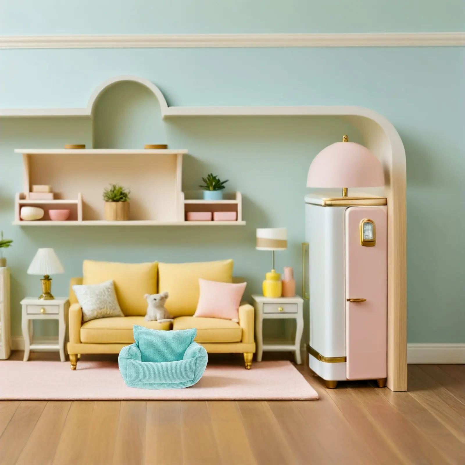 1:12 Scale Miniature Dollhouse Couch Retro Upholstered Armchair Cozy Living Room Seat Tiny Fabric Sofa Mini Decorative Furniture
1:12 Scale Miniature Dollhouse Couch Retro Upholstered Armchair Cozy Living Room Seat Tiny Fabric Sofa Mini Decorative Furniture