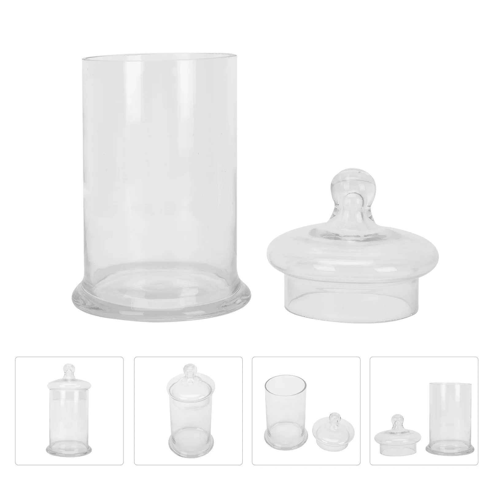 Candy Storage Tank Cup Glass Jar Clear Holder Kitchen Container Creative Jars Transparent Canister 
Candy Storage Tank Cup Glass Jar Clear Holder Kitchen Container Creative Jars Transparent Canister