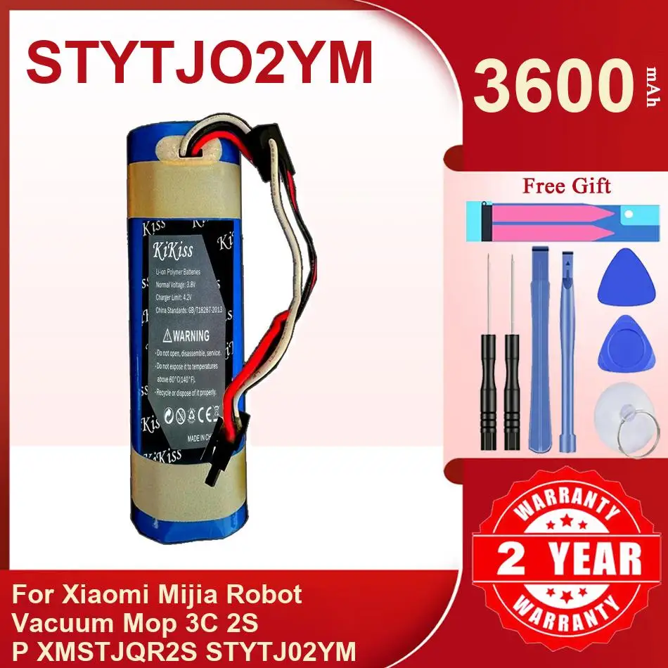 Аккумулятор Kikiss 3600 мАч STYTJO2YM для робота Xiaomi Mijia Mop 3C 2S P XMSTJQR2S STYTJ02YM
Аккумулятор Kikiss 3600 мАч STYTJO2YM для робота Xiaomi Mijia Mop 3C 2S P XMSTJQR2S STYTJ02YM