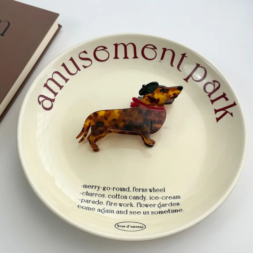 Cute Animals Dachshund Hair Claw Large Puppy Cartoon Hairpin Shark Clip Geometry Sausage Dog Hair Clip Travel
Cute Animals Dachshund Hair Claw Large Puppy Cartoon Hairpin Shark Clip Geometry Sausage Dog Hair Clip Travel