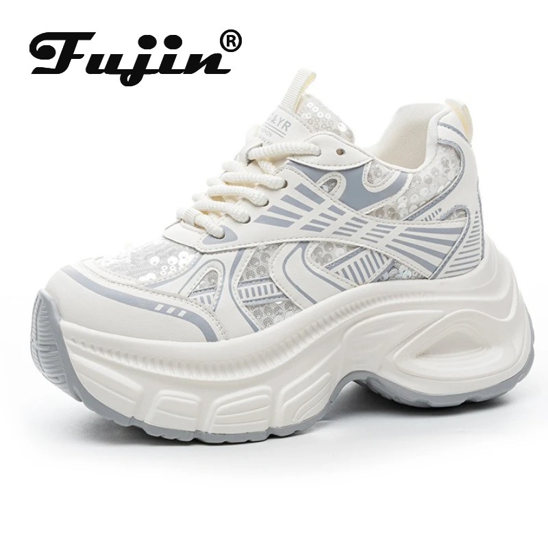 Fujin/женская летняя сетчатая обувь 9 см, туфли-лодочки, вулканизированные массивные кроссовки, сандалии на танкетке из микрофибры на платформе, полые шлепанцы
Fujin/женская летняя сетчатая обувь 9 см, туфли-лодочки, вулканизированные массивные кроссовки, сандалии на танкетке из микрофибры на платформе, полые шлепанцы