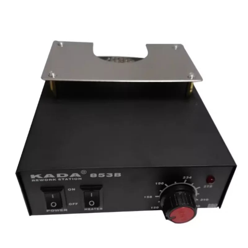 KADA 853 853B 220V / 110V 540W preheating station for BGA PCB BGA recycling station preheating / hot air desoldering station
KADA 853 853B 220V / 110V 540W preheating station for BGA PCB BGA recycling station preheating / hot air desoldering station