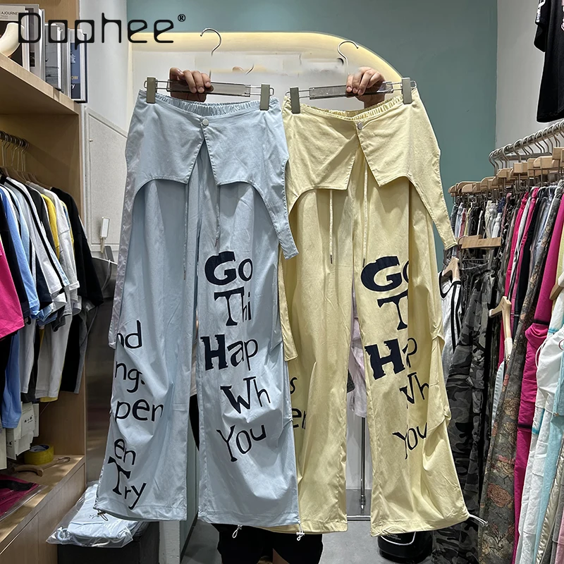 American Retro Overalls Women's Summer 2025 Fart Curtain Wide-leg Pants Versatile Fashionable Casual Pants Thin Women Pants
American Retro Overalls Women's Summer 2025 Fart Curtain Wide-leg Pants Versatile Fashionable Casual Pants Thin Women Pants