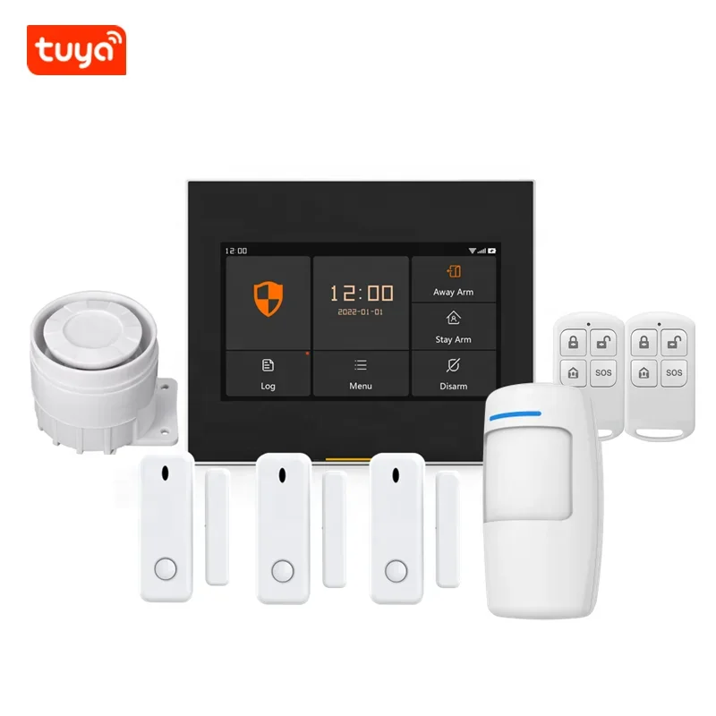 4.3 Inch Touch Screen Smart Security Home Automation GSM 4G Wireless Anti-Theft Monitor Tuya WiFi Security System For Home
4.3 Inch Touch Screen Smart Security Home Automation GSM 4G Wireless Anti-Theft Monitor Tuya WiFi Security System For Home