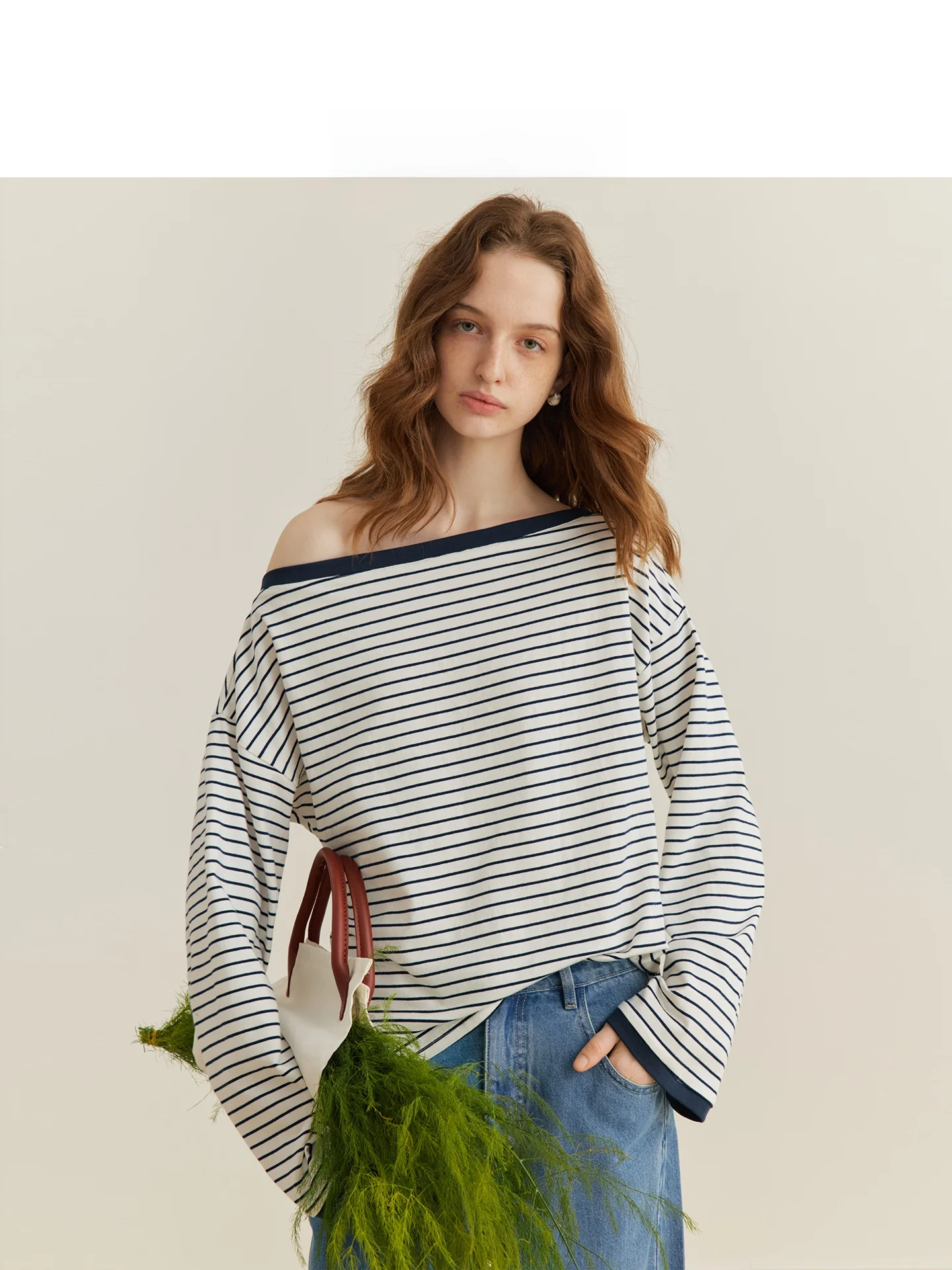 AEL Original Design Striped Long Sve One oulder T-irt Women's Loose Slimming Color Blo Spring Faion Casual Top
AEL Original Design Striped Long Sve One oulder T-irt Women's Loose Slimming Color Blo Spring Faion Casual Top
