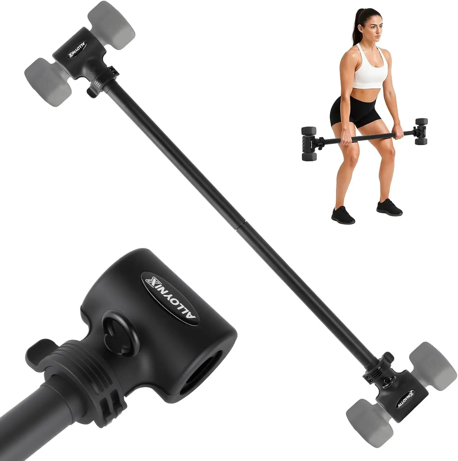 Home Gym, Steel Dumbbell to Barbell Converter, Adjustable, Anti-Slip Grip, High Capacity
Home Gym, Steel Dumbbell to Barbell Converter, Adjustable, Anti-Slip Grip, High Capacity