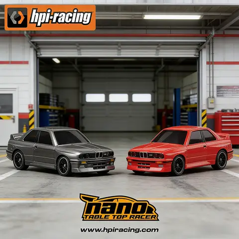 HPI Nano TTR Simulation 1:64 4CH 45 Minutes Super Long Battery Life 1989 M3 Remote Control Electric Racing Drift Car Boy Toy Car