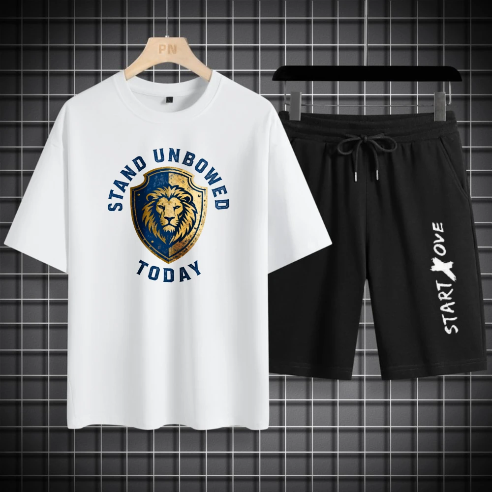 Мужские футболки, комплекты, модная капельная одежда, летний костюм для мужчин, футбольные дышащие шорты из полиэстера с короткими рукавами
Мужские футболки, комплекты, модная капельная одежда, летний костюм для мужчин, футбольные дышащие шорты из полиэстера с короткими рукавами