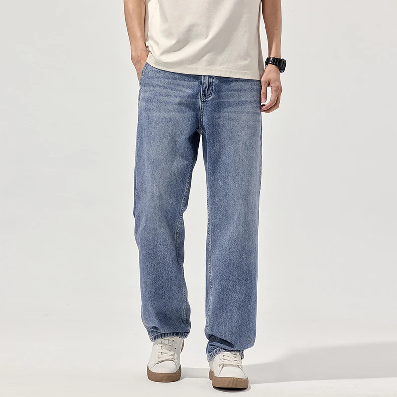 Spring Summer Jeans Men Fashion Loose Casual Plus Size Straight Denim Jeans Pants Cityboy Trousers
Spring Summer Jeans Men Fashion Loose Casual Plus Size Straight Denim Jeans Pants Cityboy Trousers
