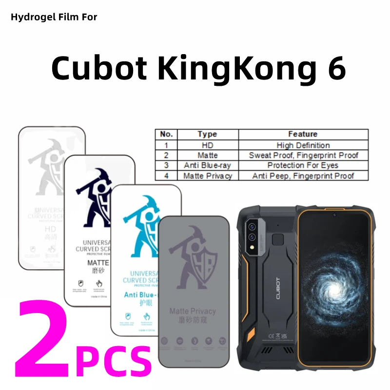 2pcs Anti Spy Hydrogel Film For Cubot KingKong 6 HD/Matte Screen Protector For Cubot KingKong 6 Eye Care Privacy Matte Protect
2pcs Anti Spy Hydrogel Film For Cubot KingKong 6 HD/Matte Screen Protector For Cubot KingKong 6 Eye Care Privacy Matte Protect