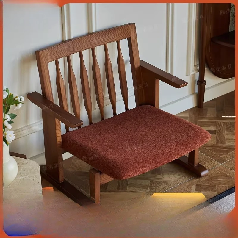 Solid wood low tea chair, backrest chair
Solid wood low tea chair, backrest chair