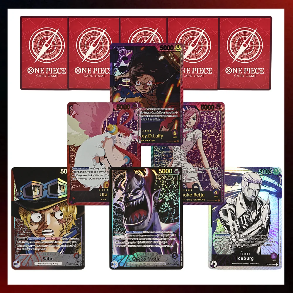 Anime One Piece OPCG Proxy Cards Luffy/Nami/Sabo/Yamato/Uta/Dragon/Lucci/Moria Game Anime Collectible Cards English Version
Anime One Piece OPCG Proxy Cards Luffy/Nami/Sabo/Yamato/Uta/Dragon/Lucci/Moria Game Anime Collectible Cards English Version