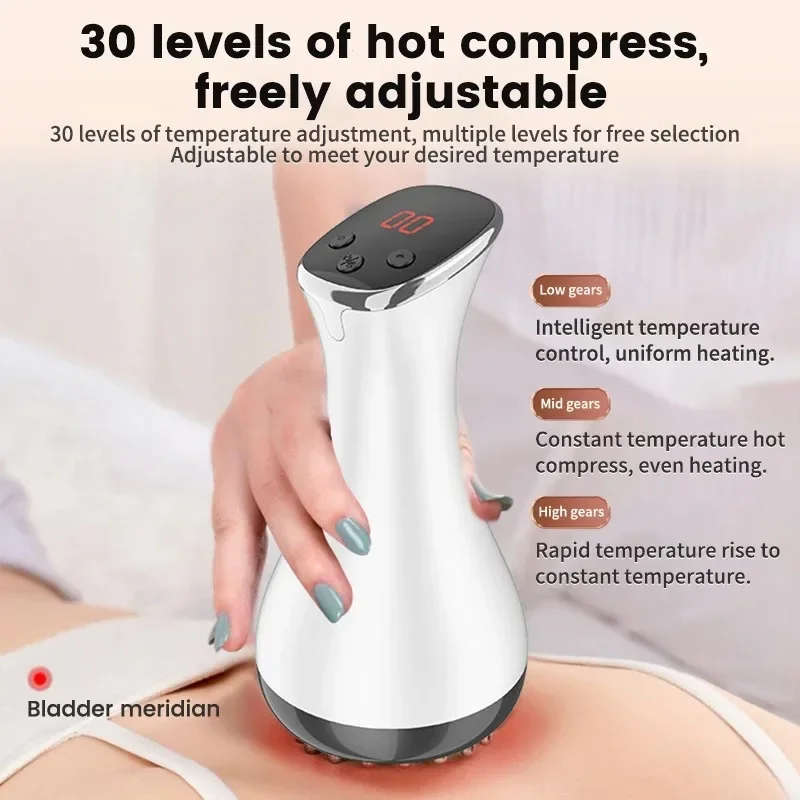 Electric Meridian Brush Gua Sha Body Massager Vibrate Microcurrent Hot Compress Scraping Lymphatic Drainage Machine Fat Burner
Electric Meridian Brush Gua Sha Body Massager Vibrate Microcurrent Hot Compress Scraping Lymphatic Drainage Machine Fat Burner