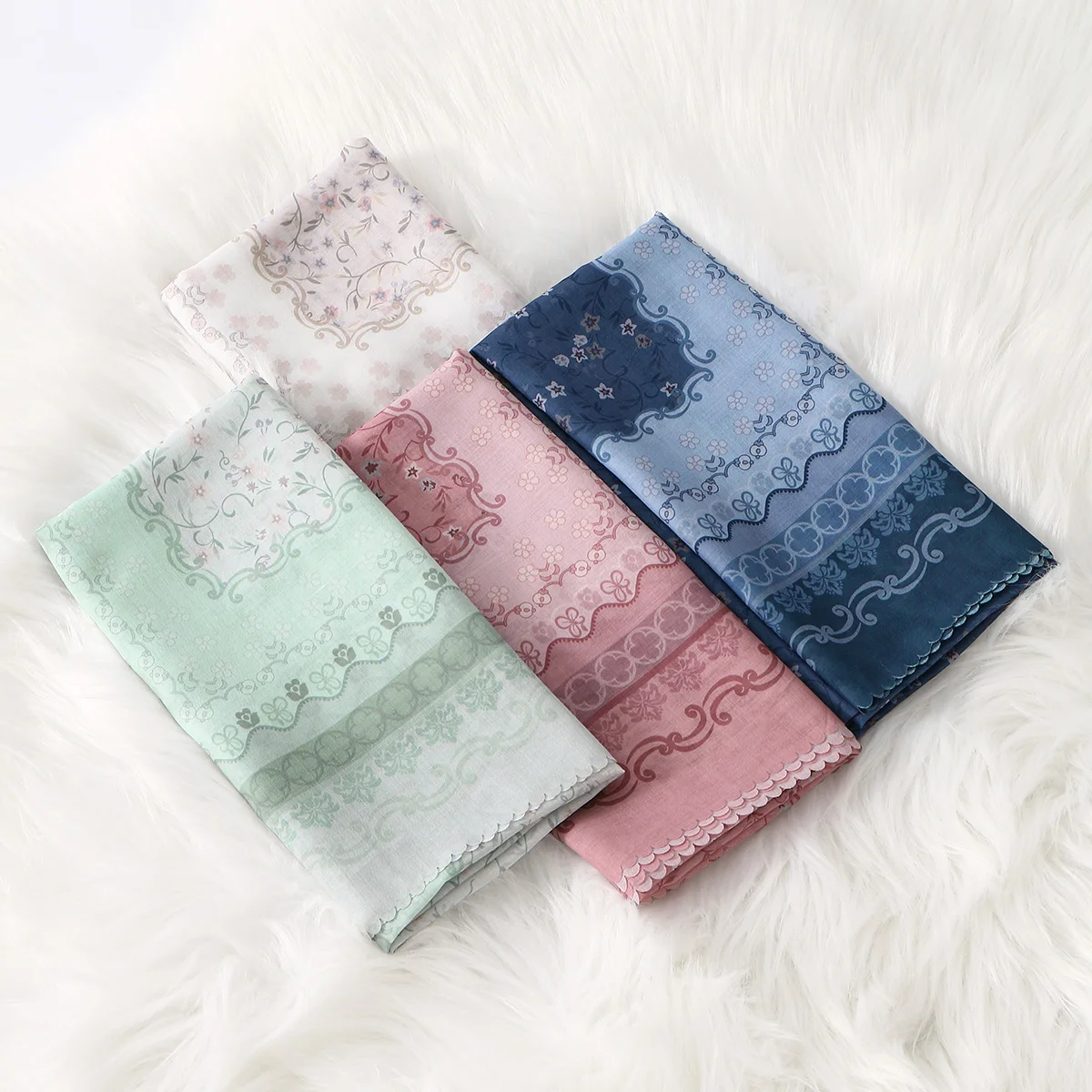 Fashion Floral Printed Viscose Square Scarf Women Muslim Ramadan Hijabs Cotton Headscarf Malaysia Handkerchief Foulard 110*110cm
Fashion Floral Printed Viscose Square Scarf Women Muslim Ramadan Hijabs Cotton Headscarf Malaysia Handkerchief Foulard 110*110cm