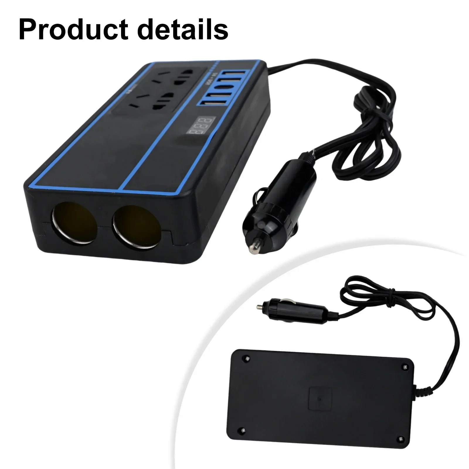 Multi Device Compatible Car Inverter Adapter Easily Convert Your Vehicle's Battery into Convenient Power Source
Multi Device Compatible Car Inverter Adapter Easily Convert Your Vehicle's Battery into Convenient Power Source