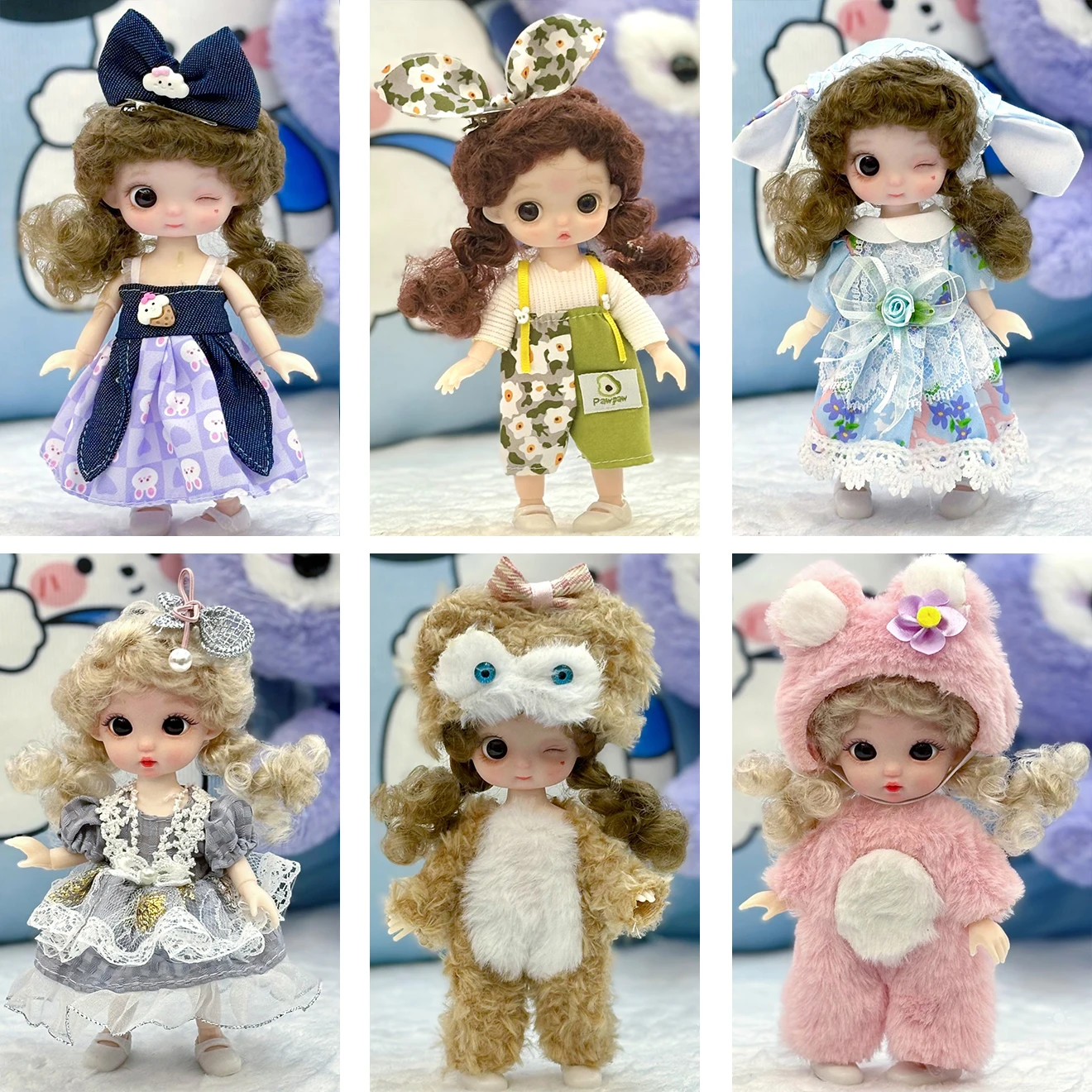 Dolls for Girls 1/8 BJD Doll Full Set 17cm Cute Doll Children's Gift, Toys for Girls
Dolls for Girls 1/8 BJD Doll Full Set 17cm Cute Doll Children's Gift, Toys for Girls