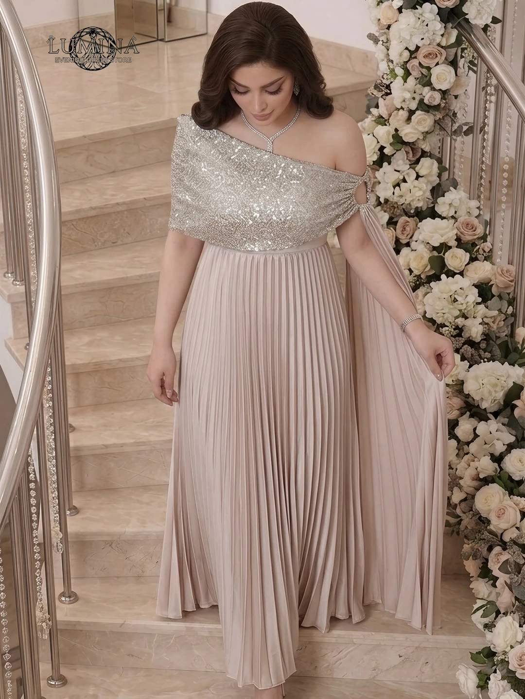 Lumina Sequins Bridesmaid Dresses Wedding Luxury Women's Elegant Party Dress A Word Custom Made Card Shoulder Green Prom Dresses
Lumina Sequins Bridesmaid Dresses Wedding Luxury Women's Elegant Party Dress A Word Custom Made Card Shoulder Green Prom Dresses