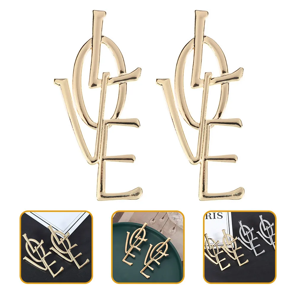 1 пара легких модных висячих сережек с надписью Love Letter для женщин, романтический подарок на вечеринку, свадьбу, день рождения
1 пара легких модных висячих сережек с надписью Love Letter для женщин, романтический подарок на вечеринку, свадьбу, день рождения