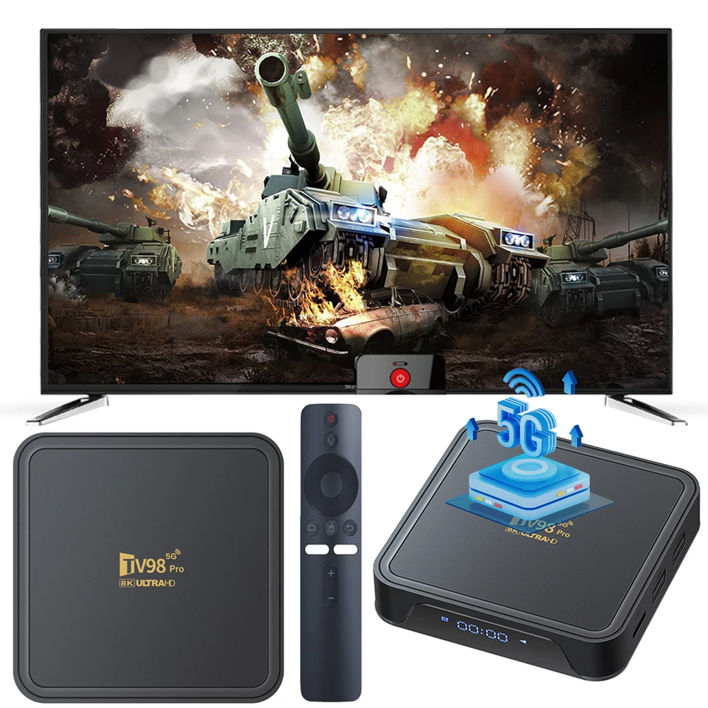 TV98 PRO TV Box Android14 ATV Allwinner H313 Четырехъядерный процессор 8K Видео 4K 2 ГБ 16 ГБ Двойной Wi-Fi BT5.2 Медиаплеер Телеприставка Android Box
TV98 PRO TV Box Android14 ATV Allwinner H313 Четырехъядерный процессор 8K Видео 4K 2 ГБ 16 ГБ Двойной Wi-Fi BT5.2 Медиаплеер Телеприставка Android Box