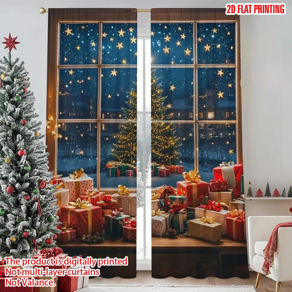 2pcs 2D flat printing Merry Christmas Curtain Festive Christmas scene Versatile Fabric Without Electricity Spring Party &
2pcs 2D flat printing Merry Christmas Curtain Festive Christmas scene Versatile Fabric Without Electricity Spring Party &